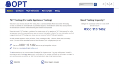 Desktop Screenshot of oxfordpat-testing.co.uk